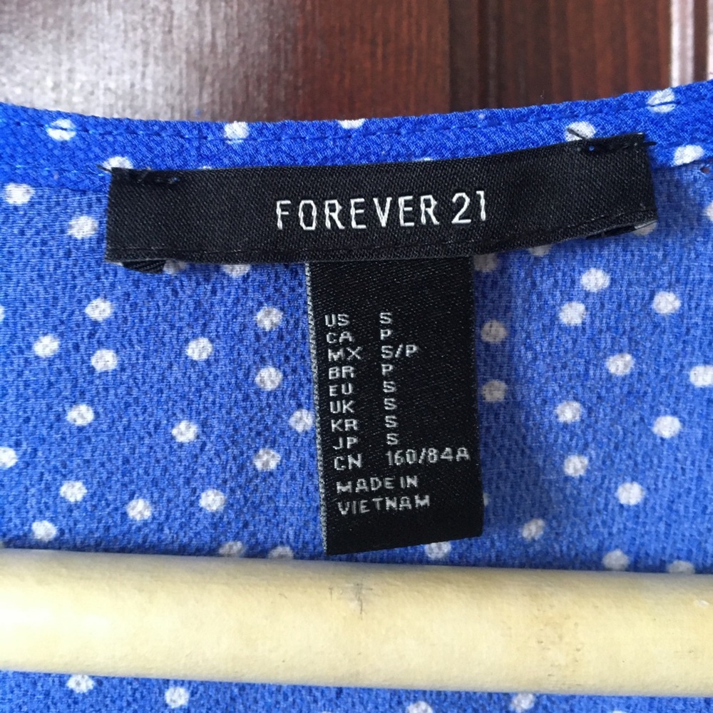 Royal Blue F21 Mini Dress - Picture 5 of 9